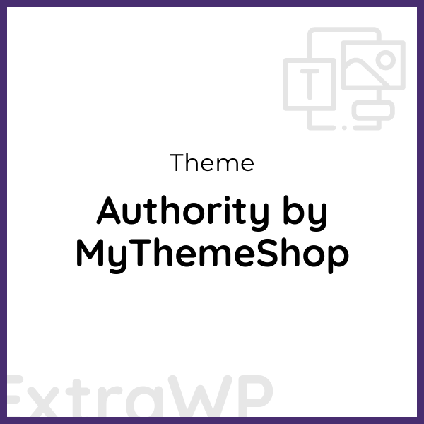 Authority by MyThemeShop