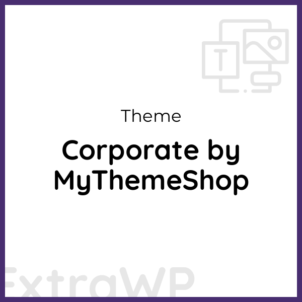 Corporate by MyThemeShop