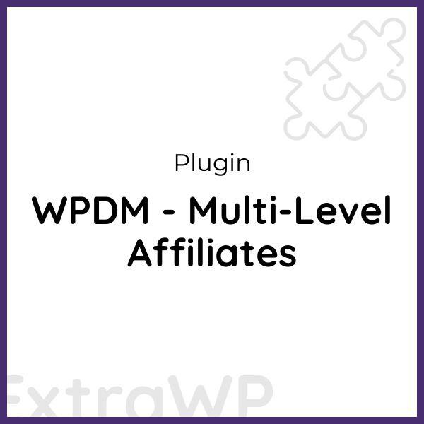 WPDM - Multi-Level Affiliates