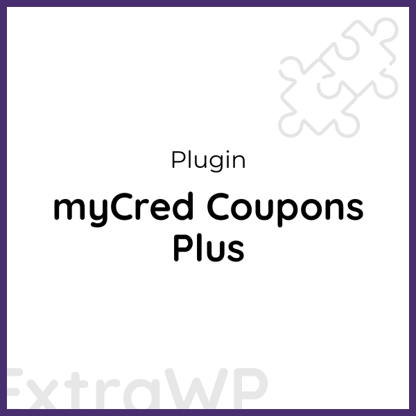 myCred Coupons Plus