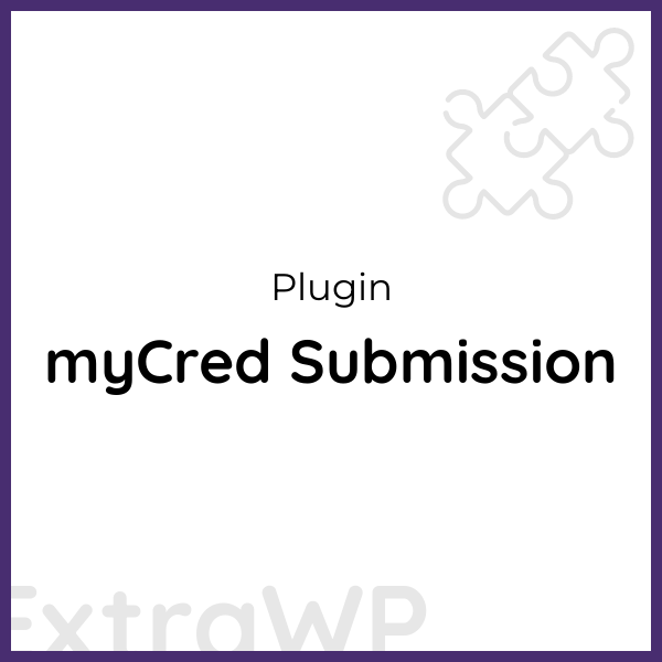 myCred Submission