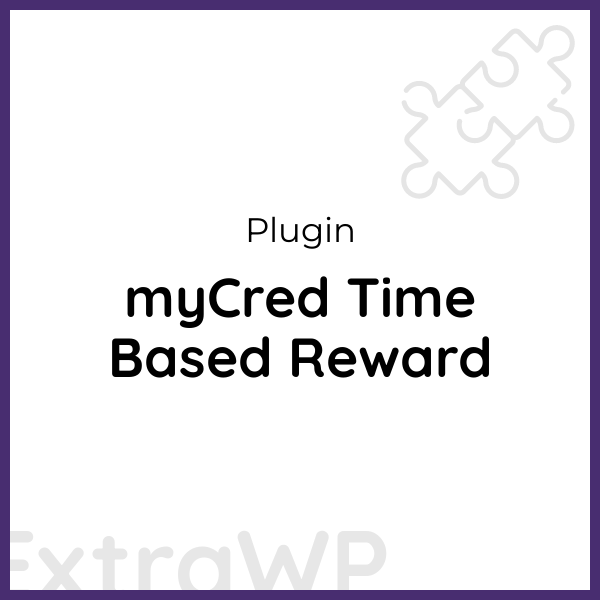 myCred Time Based Reward