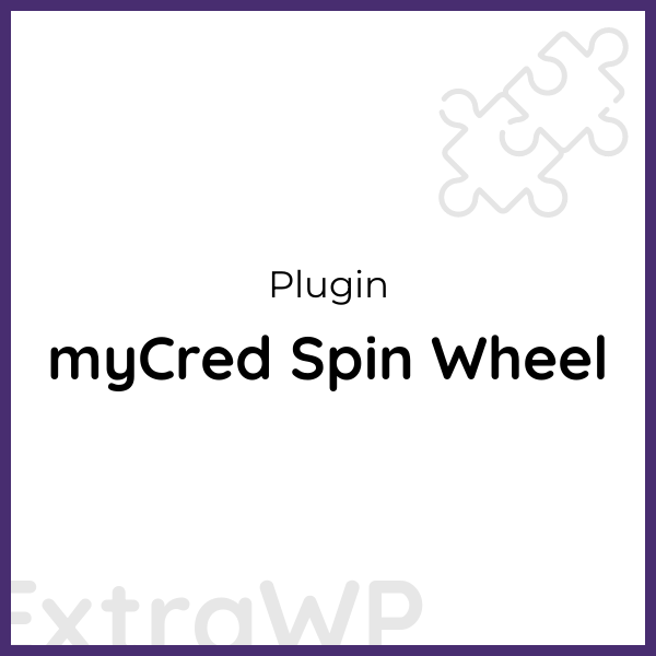 myCred Spin Wheel