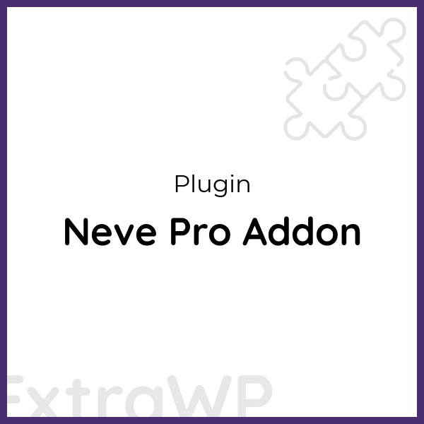 Neve Pro Addon