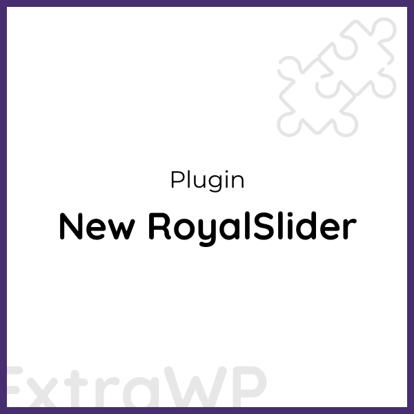 New RoyalSlider