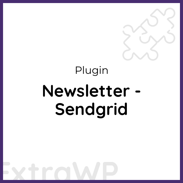 Newsletter - Sendgrid