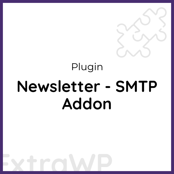 Newsletter - SMTP Addon