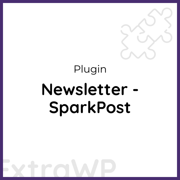 Newsletter - SparkPost
