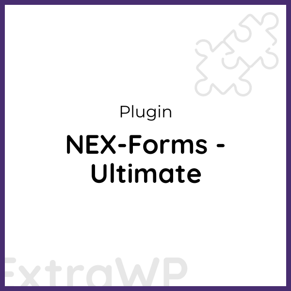 NEX-Forms - Ultimate