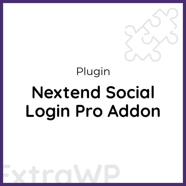 Nextend Social Login Pro Addon