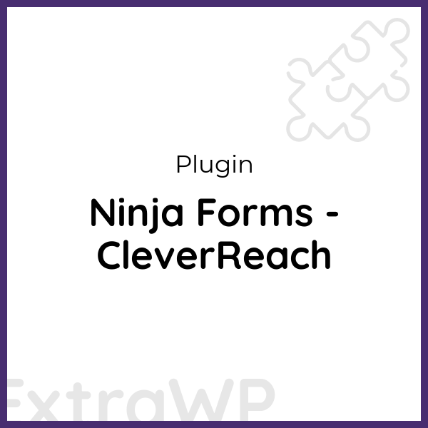 Ninja Forms - CleverReach