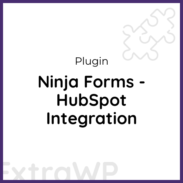 Ninja Forms - HubSpot Integration