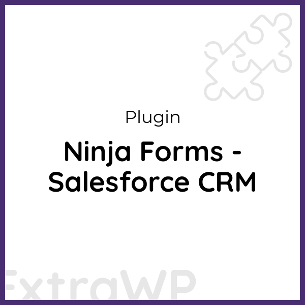 Ninja Forms - Salesforce CRM
