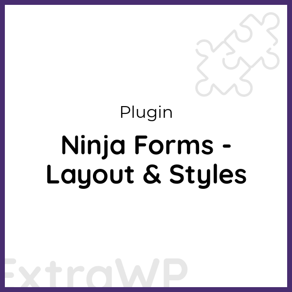 Ninja Forms - Layout & Styles