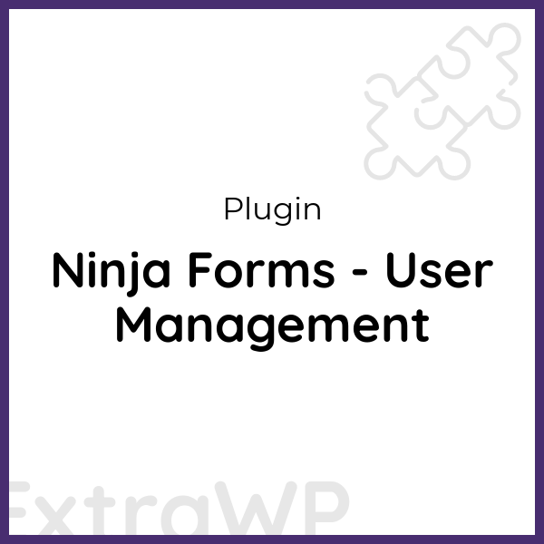 Ninja Forms - User Management
