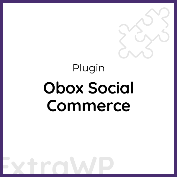 Obox Social Commerce