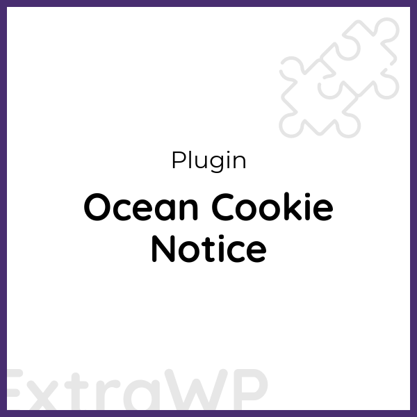 Ocean Cookie Notice