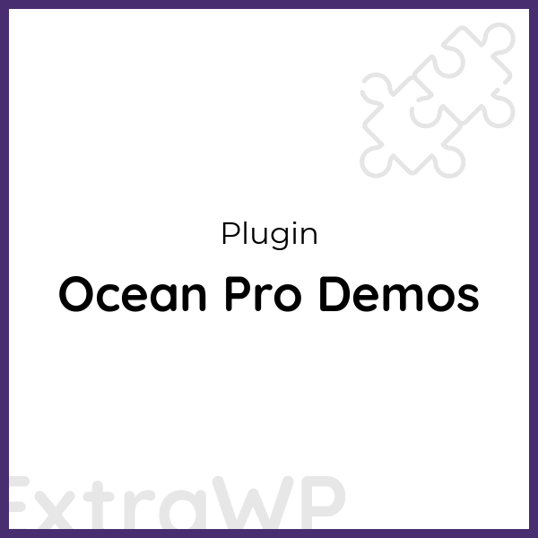 Ocean Pro Demos