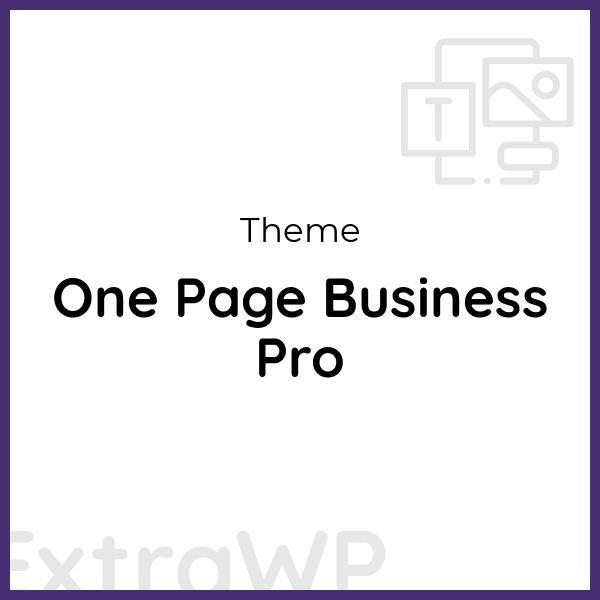 One Page Business Pro