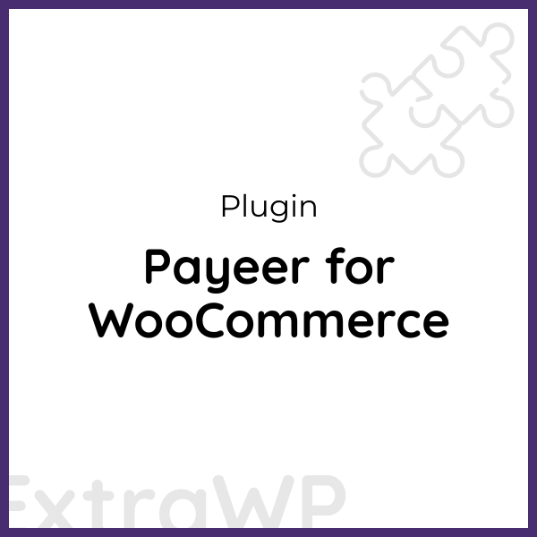 Payeer for WooCommerce