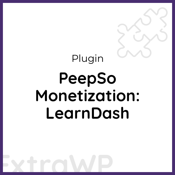 PeepSo Monetization: LearnDash