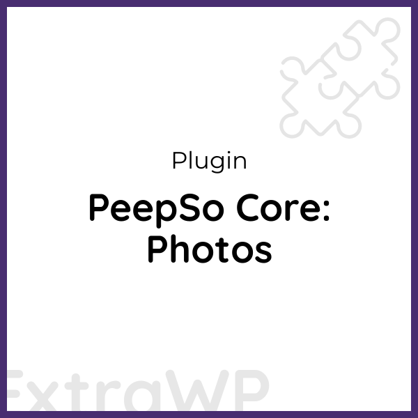 PeepSo Core: Photos