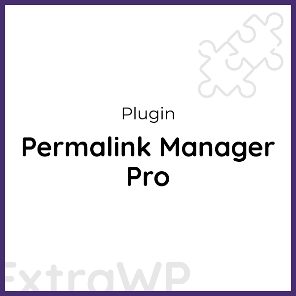 Permalink Manager Pro