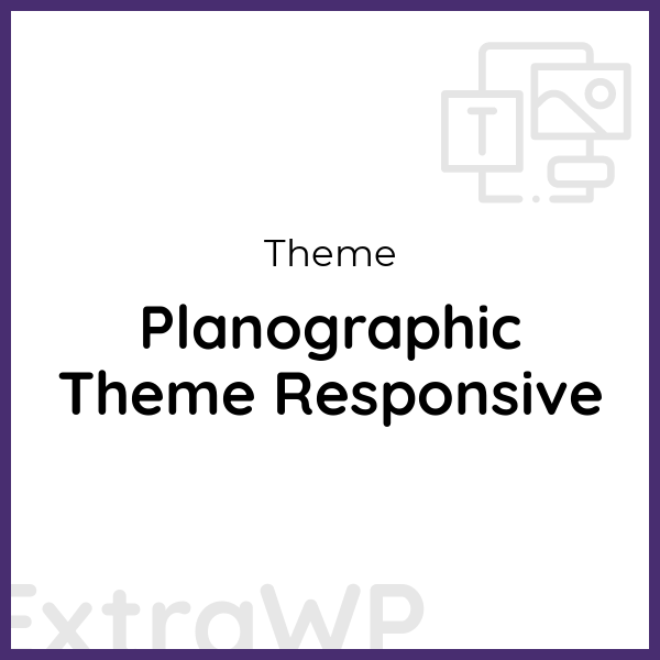 Planographic Theme Responsive