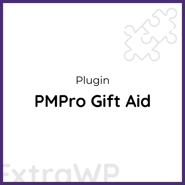 PMPro Gift Aid