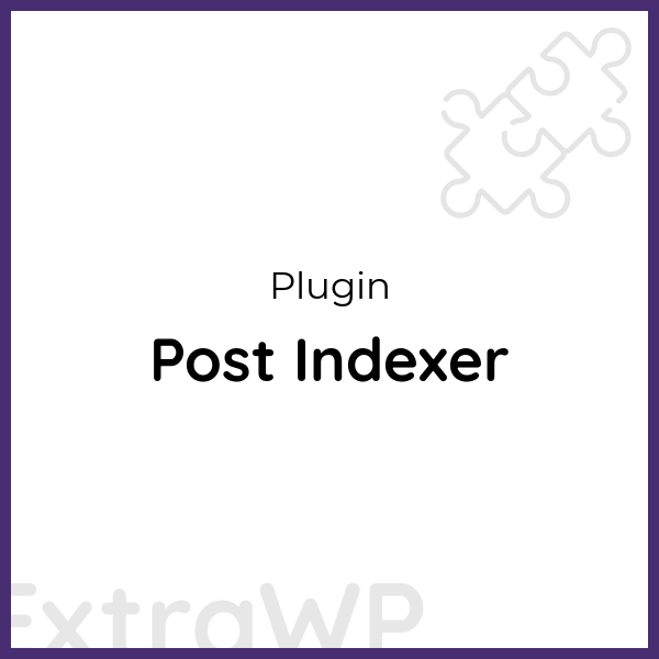 Post Indexer