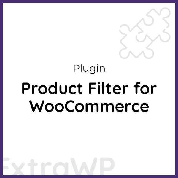 Product Filter for WooCommerce