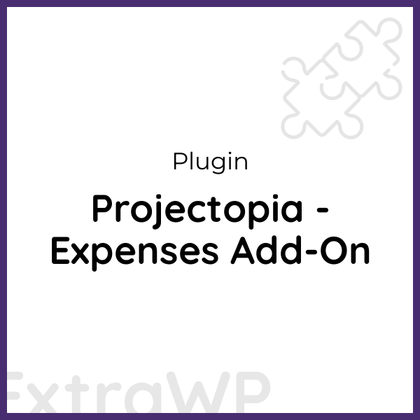 Projectopia - Expenses Add-On