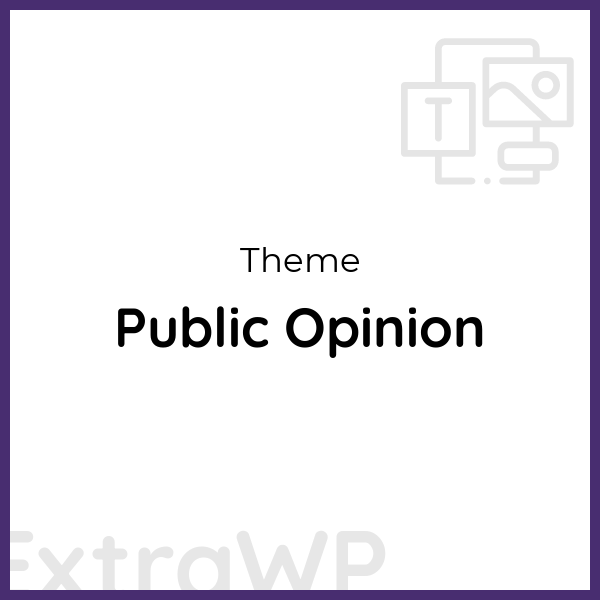 Public Opinion