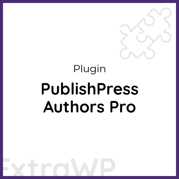 PublishPress Authors Pro