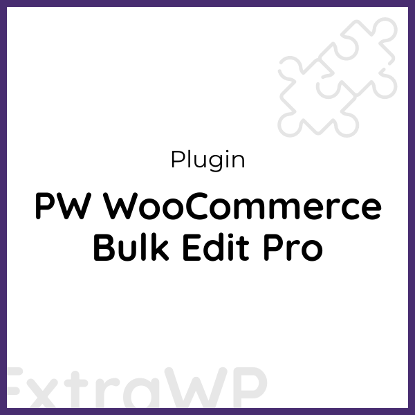 PW WooCommerce Bulk Edit Pro