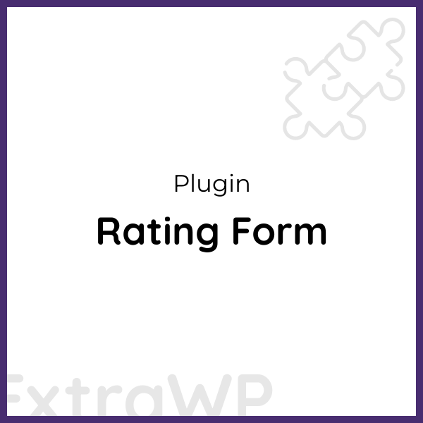 Rating Form