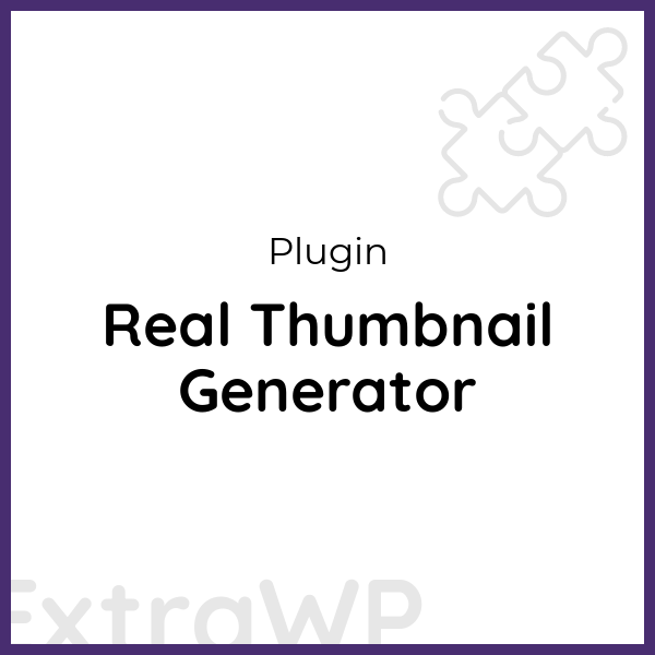 Real Thumbnail Generator