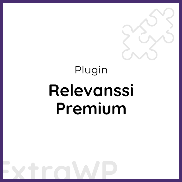 Relevanssi Premium