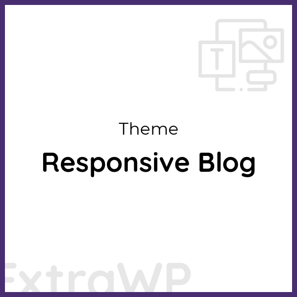 Responsive Blog