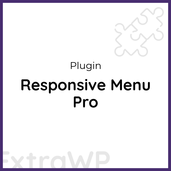 Responsive Menu Pro