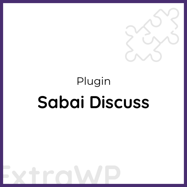 Sabai Discuss