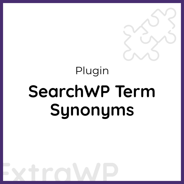 SearchWP Term Synonyms