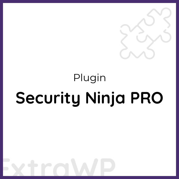 Security Ninja PRO