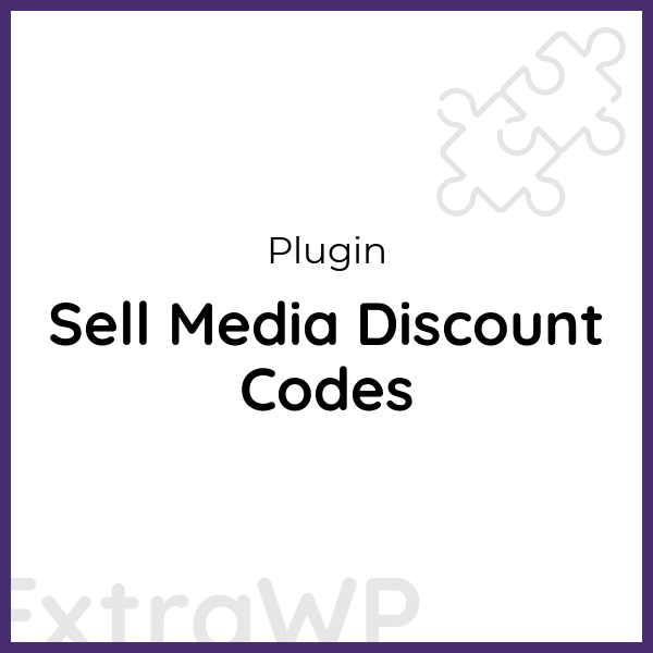 Sell Media Discount Codes
