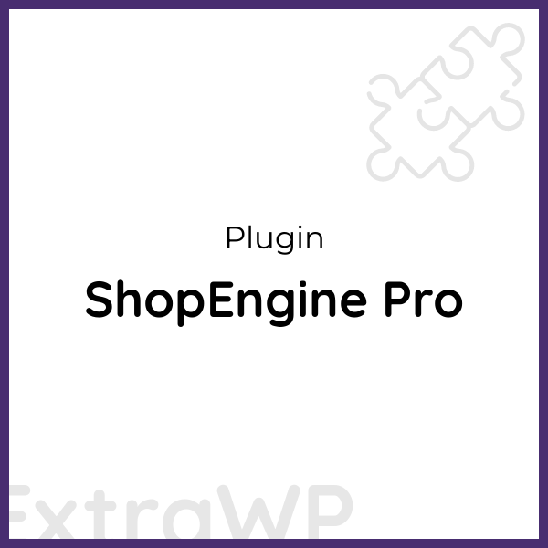 ShopEngine Pro