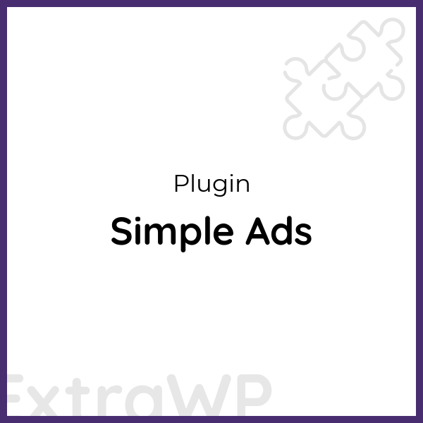 Simple Ads
