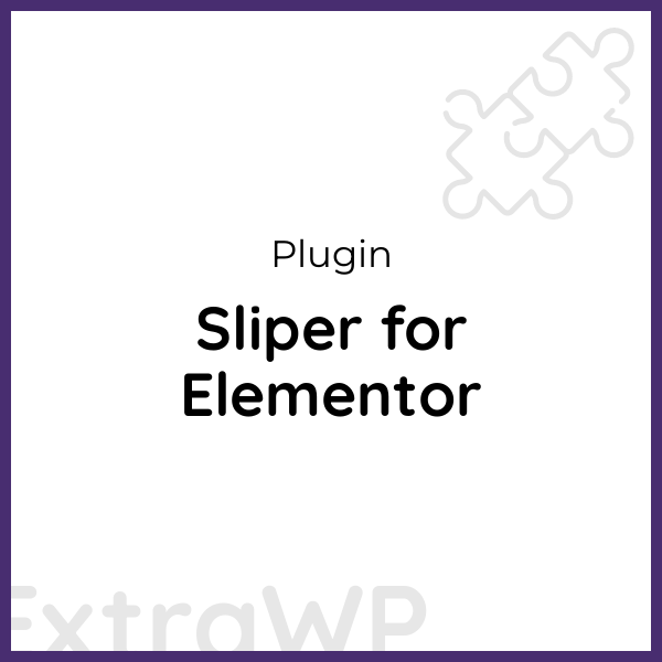 Sliper for Elementor