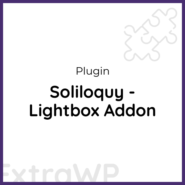 Soliloquy - Lightbox Addon