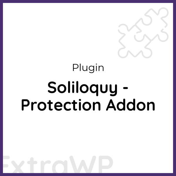 Soliloquy - Protection Addon