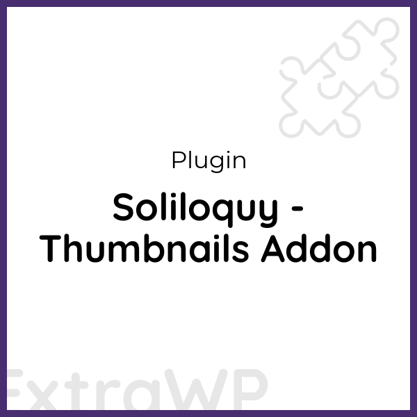 Soliloquy - Thumbnails Addon